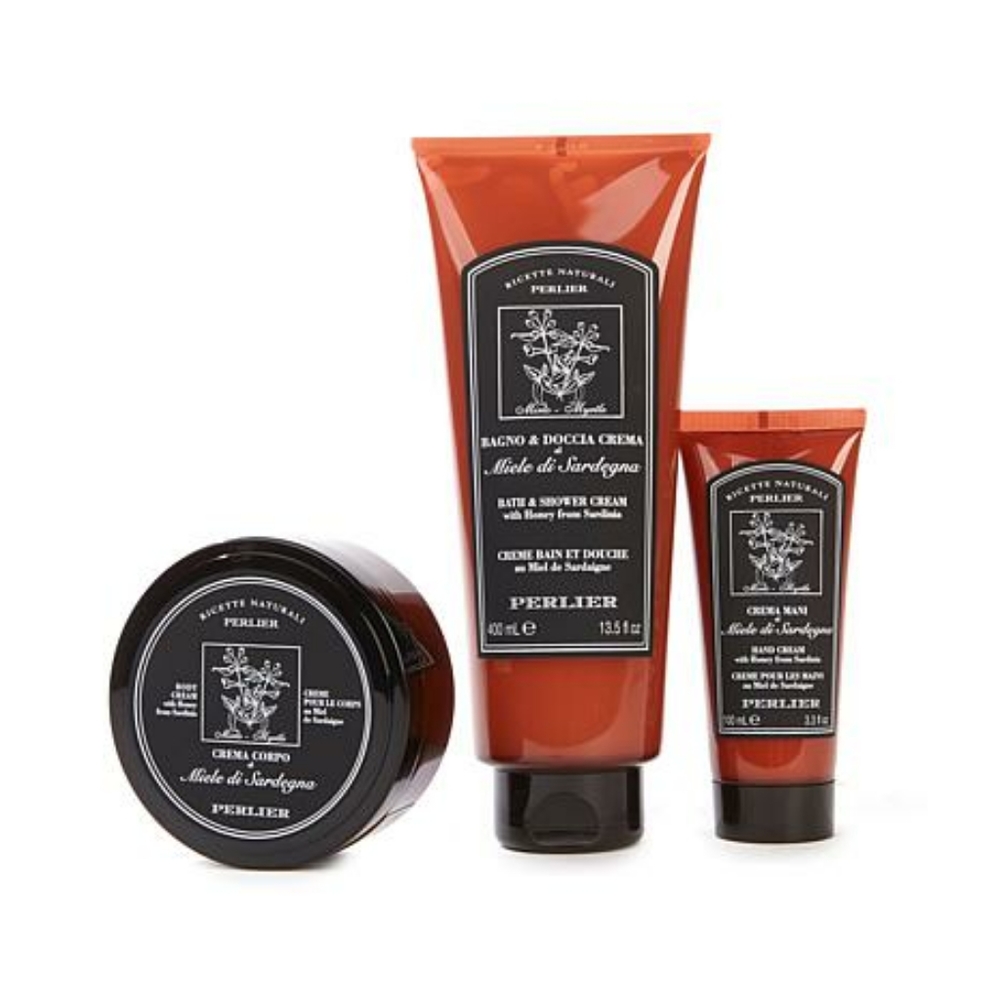 Perlier Honey Sardinia 3-piece Kit - NEW - SEALED